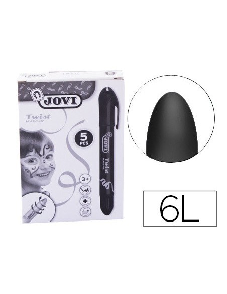 Barra de maquillaje jovi twist make-up negro...