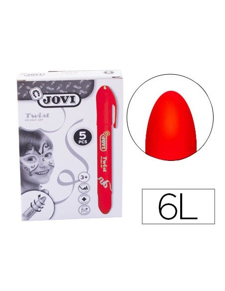 Barra de maquillaje jovi twist make-up rojo...