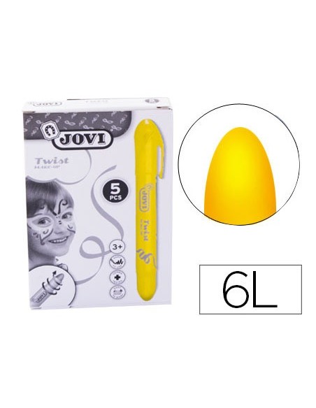 Barra de maquillaje jovi twist make-up amarillo...