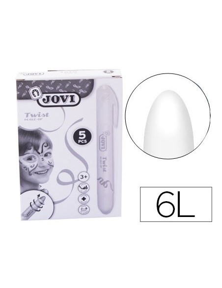 Barra de maquillaje jovi twist make-up blanca...