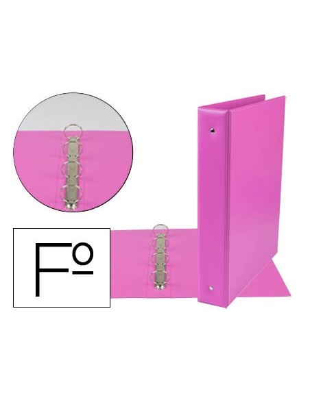 Carpeta liderpapel 4 anillas 40 mm redondas...