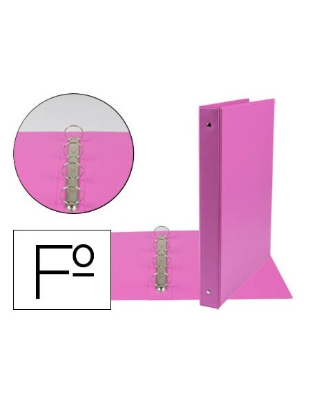 Carpeta liderpapel 4 anillas 25 mm redondas...