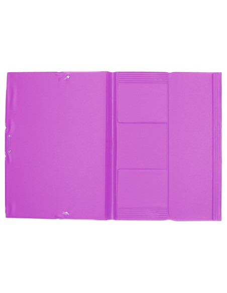 Carpeta liderpapel gomas plastico folio solapas...