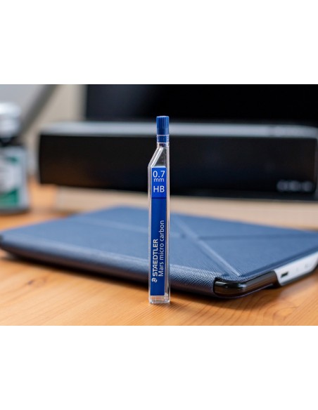 Minas staedtler mars micro grafito 0,7 mm hb tubo con 12 minas