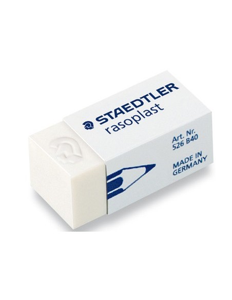 Goma de borrar staedtler 526 b40 plastico unidad