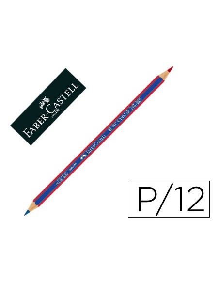Lapices bicolor faber castell fino hexagonal...