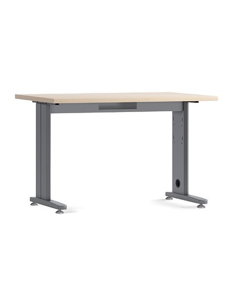 Mesa de oficina rocada metal 2002ac01 aluminio...