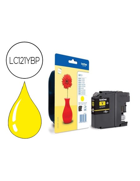Ink-jet brother dcp-j132w/152w/552dw/752dw mfc-j470dw/650dw/870dw amarillo -300 pag