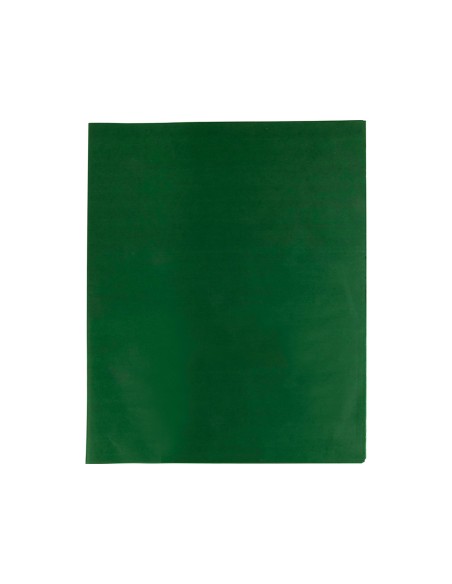 Papel seda liderpapel verde oscuro 52x76cm 18 gr/m2 paquete de 25 hojas