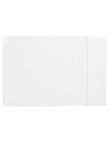 Caja archivador liderpapel de palanca carton din a4 documenta lomo 75mm color blanca