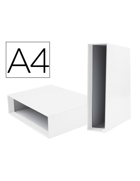 Caja archivador liderpapel de palanca carton...