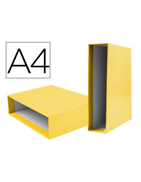 Caja archivador liderpapel de palanca carton...