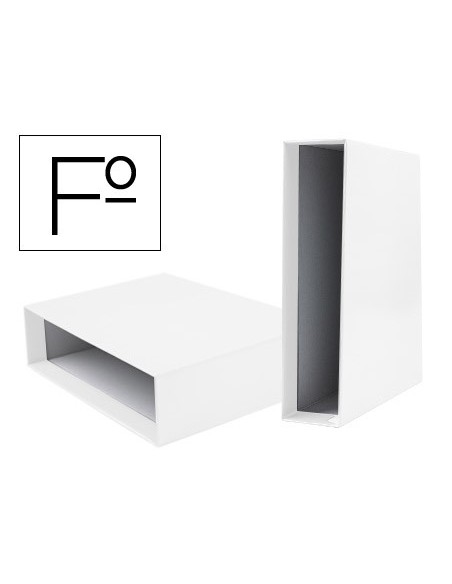 Caja archivador liderpapel de palanca carton...