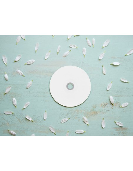 Dvd-r q-connect con superficie 100% imprimible...