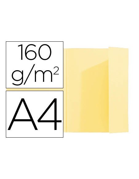 Subcarpeta exacompta din a4 amarillo 160g/m2...