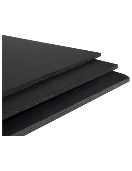 Carton pluma liderpapel negro doble cara 50x70 cm espesor 5 mm