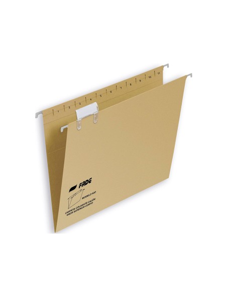 Carpeta colgante fade folio visor superior kraft eco
