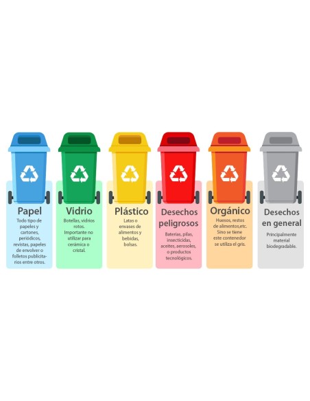 Papelera contenedor q-connect plastico gris...