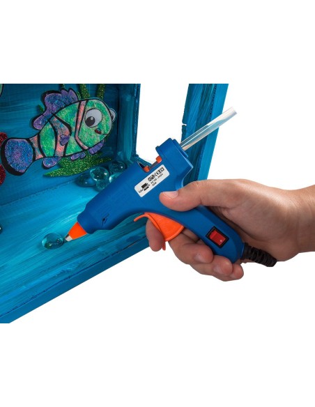 Pistola termofusible mini liderpapel de 25w con...