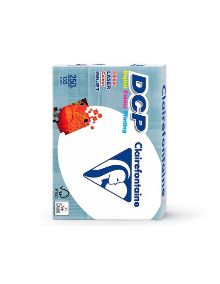 Papel fotocopiadora clairefontaine din a4 250...