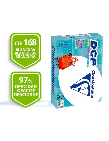 Papel fotocopiadora clairefontaine din a4 250...