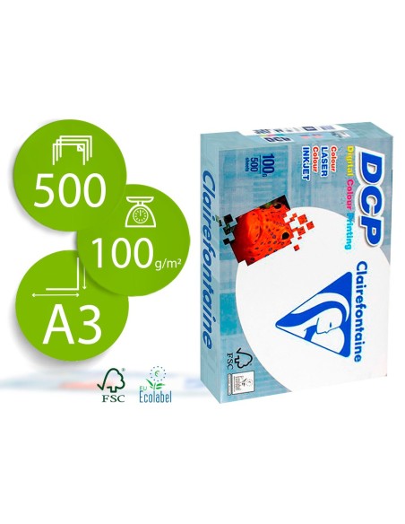 Papel fotocopiadora clairefontaine din a3 100...