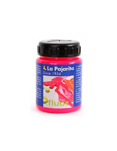Pintura acrilica la pajarita f-04 magenta fluorescente 75ml