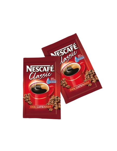 Cafe nescafe descafeinado monodosis caja de 10 sobres