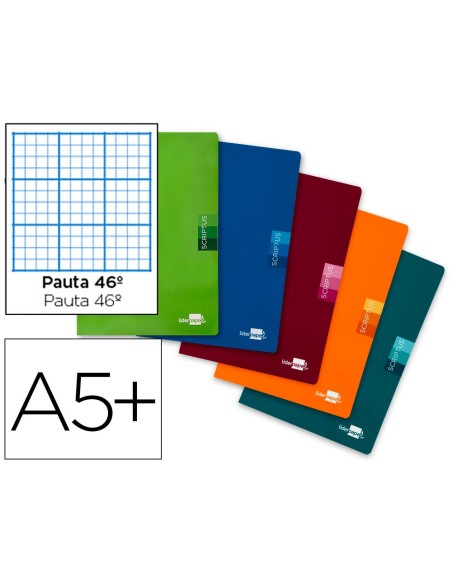 Libreta liderpapel scriptus a5 48 hojas 90g/m2...