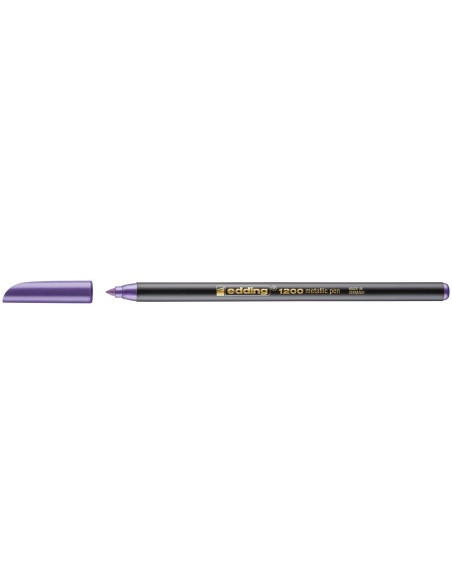 Rotulador edding punta fibra 1200 violeta...