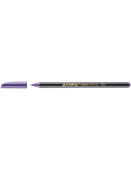 Rotulador edding punta fibra 1200 violeta metalizado n 78 punta redonda 1-3 mm