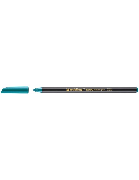 Rotulador edding punta fibra 1200 verde...