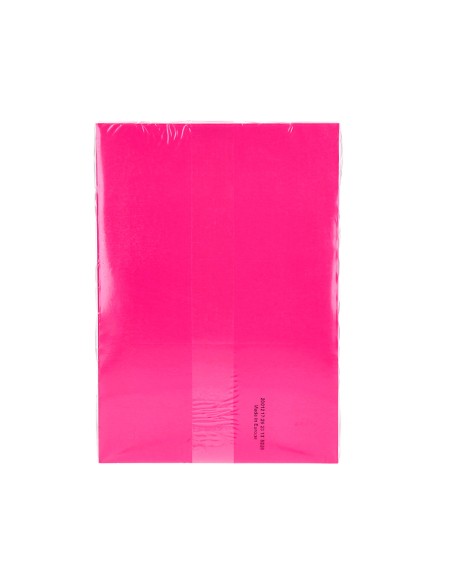 Papel color q-connect din a4 80gr rosa intenso paquete de 500 hojas