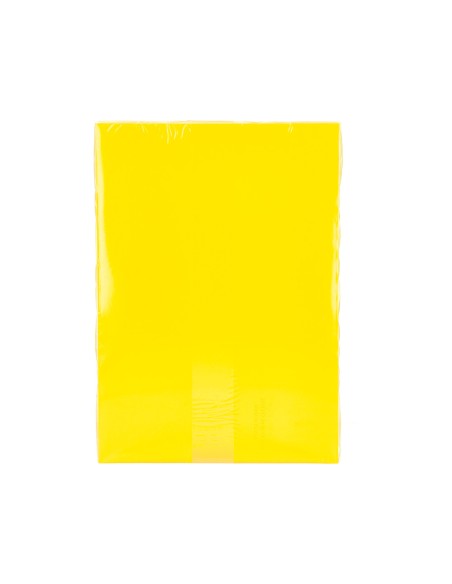 Papel color q-connect din a4 80gr amarillo intenso paquete de 500 hojas