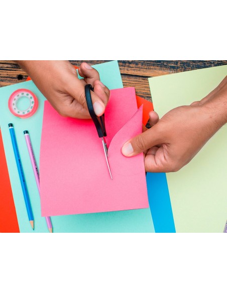 Papel color q-connect din a4 80gr amarillo...