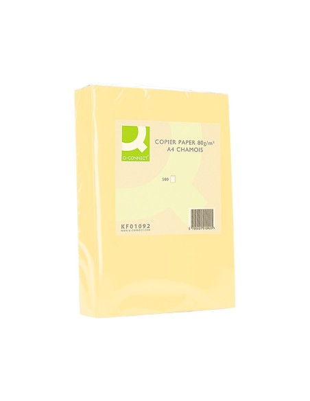 Papel color q-connect din a4 80gr champagne...