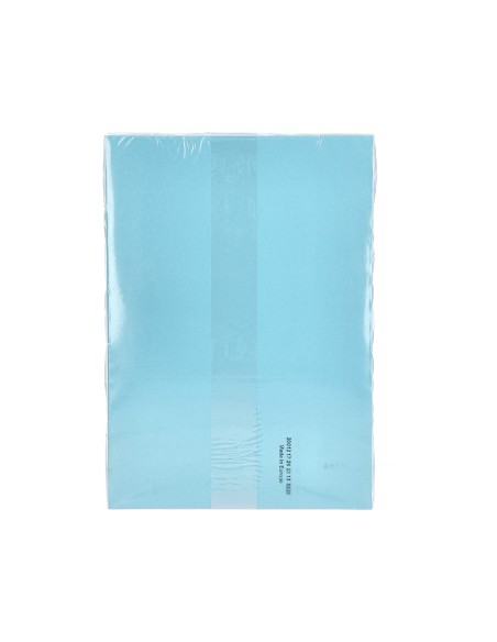 Papel color q-connect din a4 80gr celeste paquete de 500 hojas