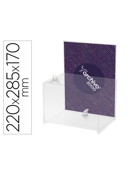 Buzon de sugerencias archivo 2000 con llave de...