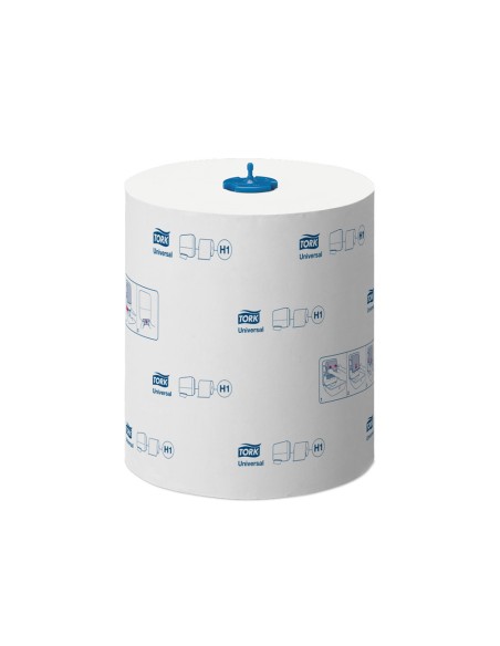Papel secamanos central 2 capas para dispensador m2 rollo de 150,2 mt