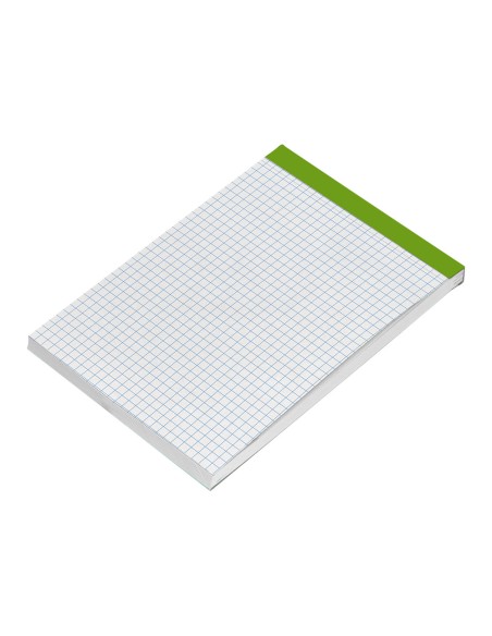 Bloc notas liderpapel cuadro 4 mm a6 80 hojas 60 g/m2 perforado sin tapa