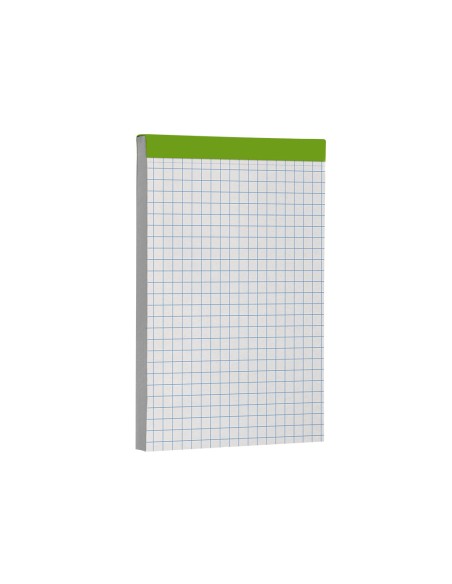 Bloc notas liderpapel cuadro 4 mm a7 80 hojas 60 g/m2 perforado sin tapa