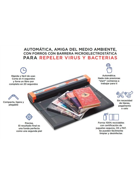 Maquina forradora de libros colibri e-leonardo...