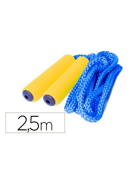 Cuerda individual amaya en polipropileno trenzado en 16 usos con mango foam 2.5 m