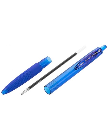 Boligrafo pilot super grip g azul retractil...