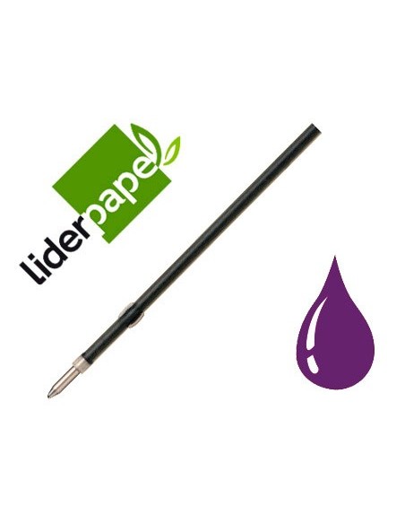 Recambio boligrafo liderpapel gummy touch...