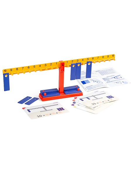 Juego miniland balanza numerica 20 pesas + 10 colgadores