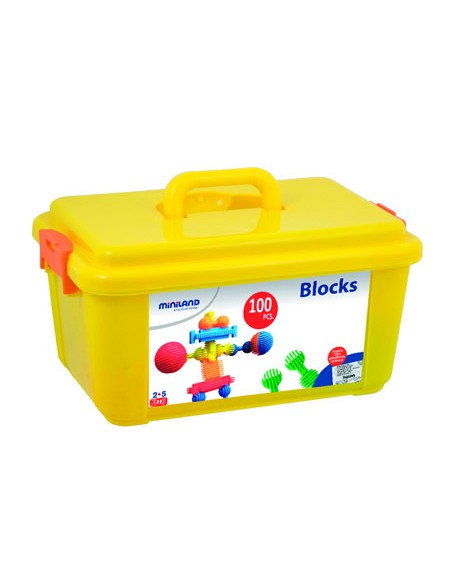 Juego miniland interstar blocks 100 piezas