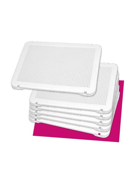 Juego miniland placa para pinchos blanca 31x21...