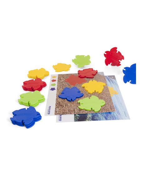 Juego miniland tortugas 20 piezas + 18 actividades
