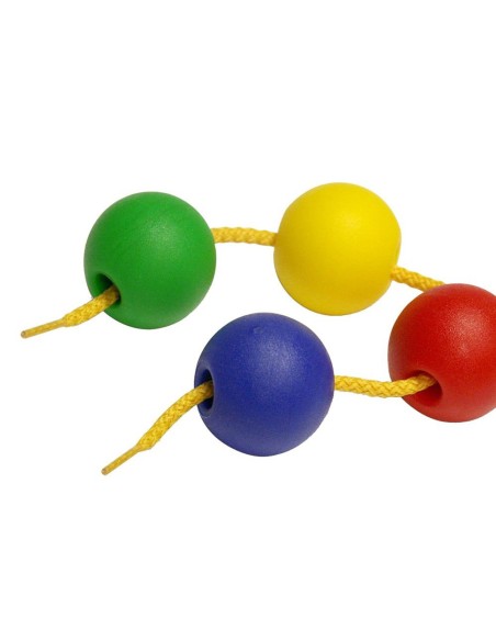Juego miniland bolas ensartables 25 mm 100...